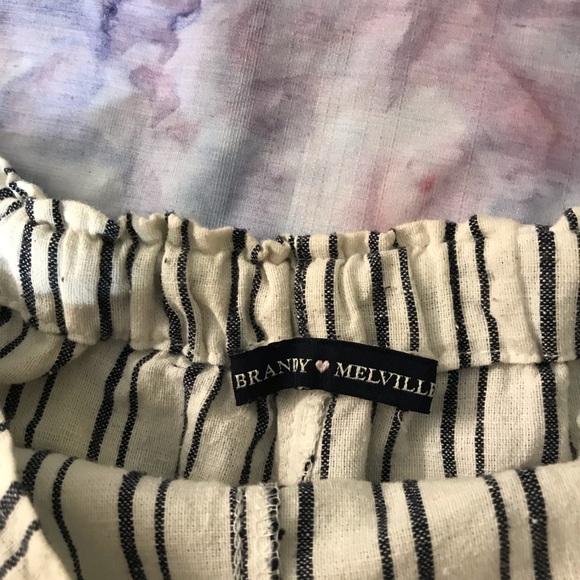 Brandy Melville Striped Shorts - Picture 4 of 4